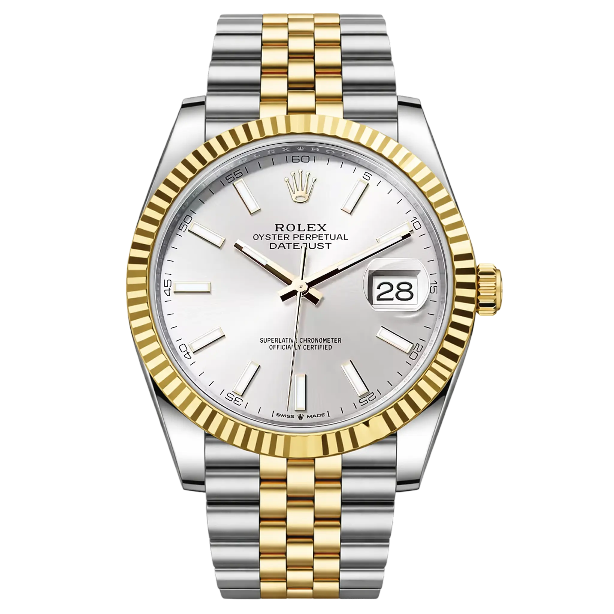 Rolex 126333 Datejust 41 Two-Tone Silver Dial in Jubilee