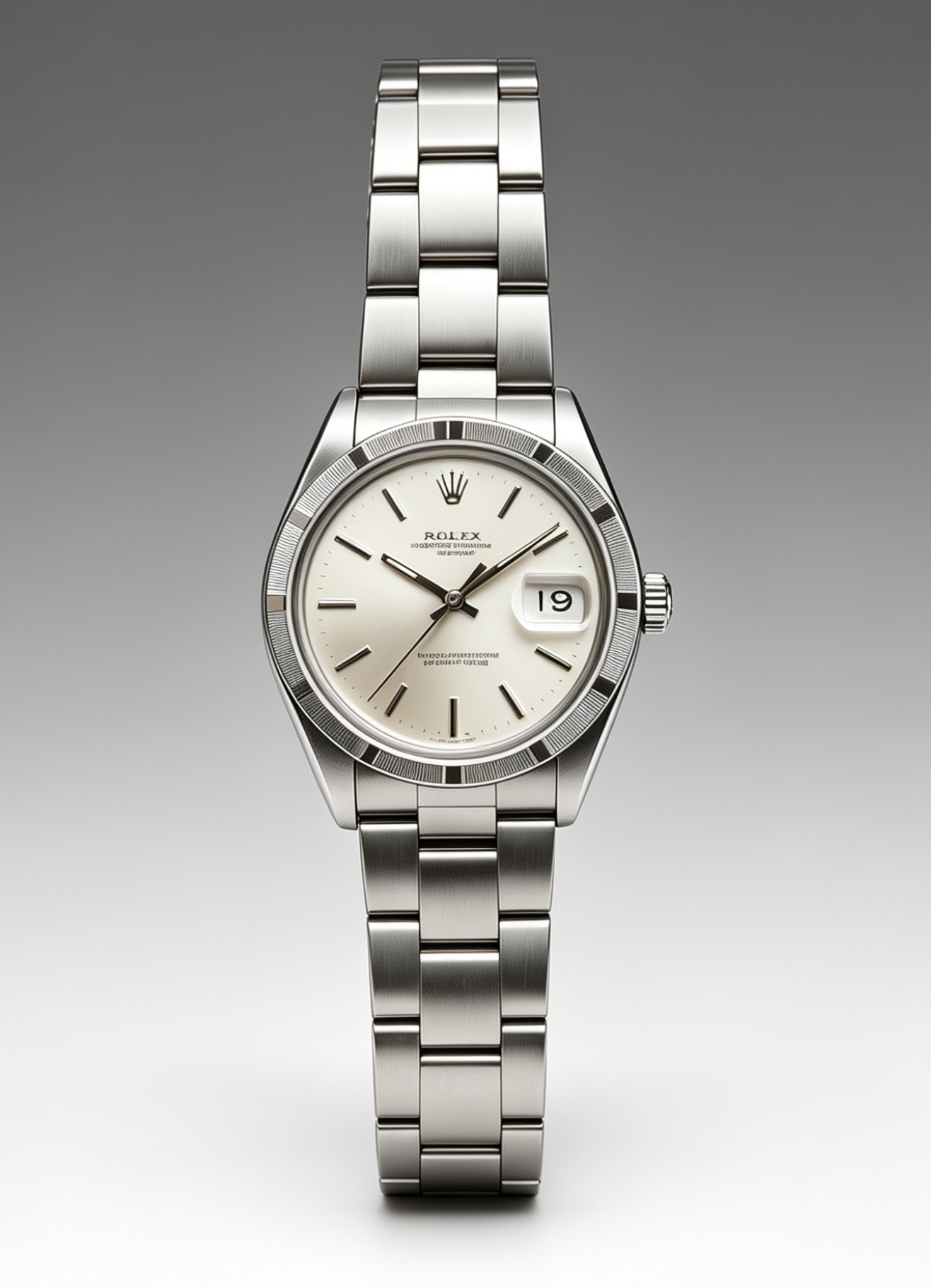 Rolex M15010 Oyster Perpetual Date Silver Dial