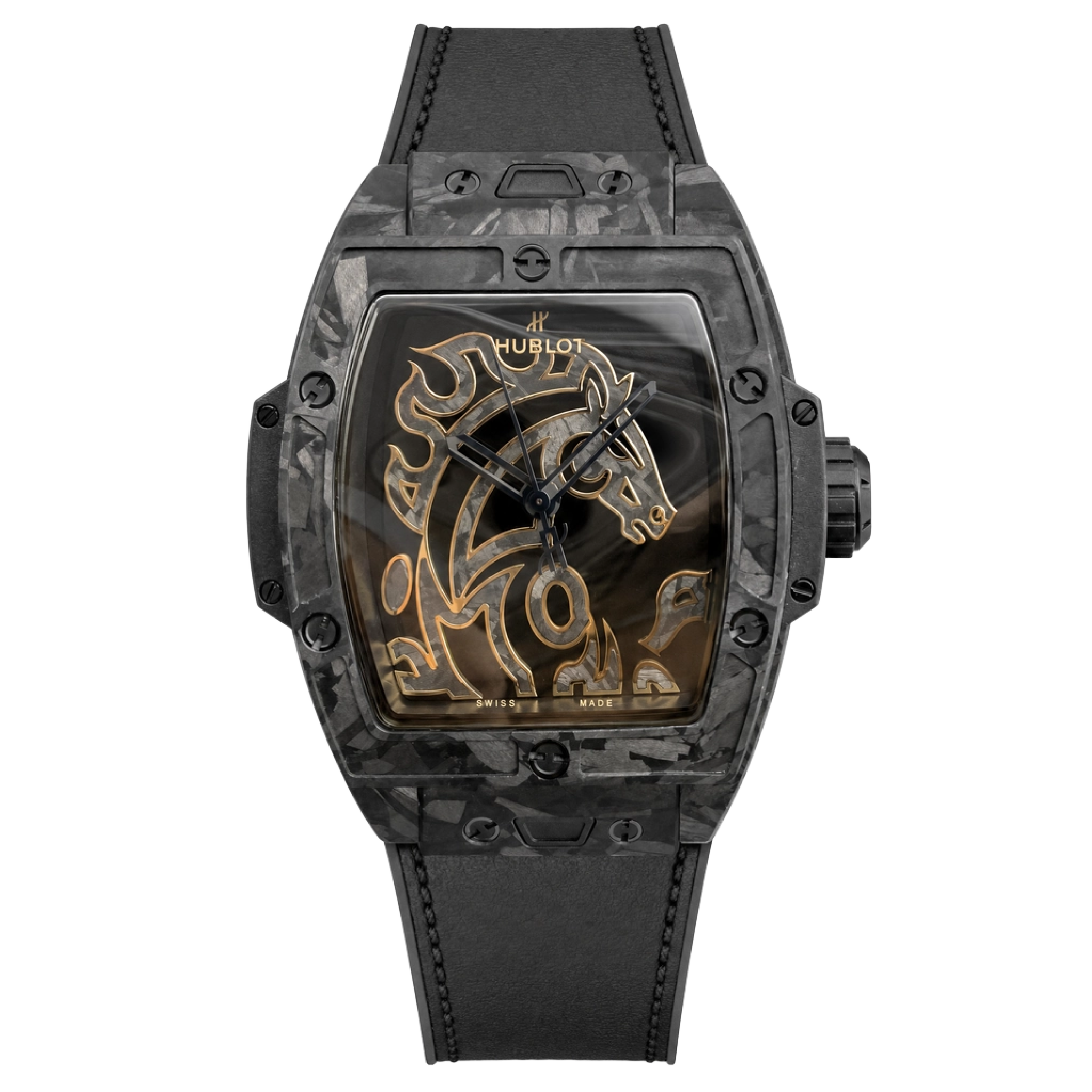Hublot Spirit of Big Bang Year Of The Horse Frosted Carbon Limited Edition