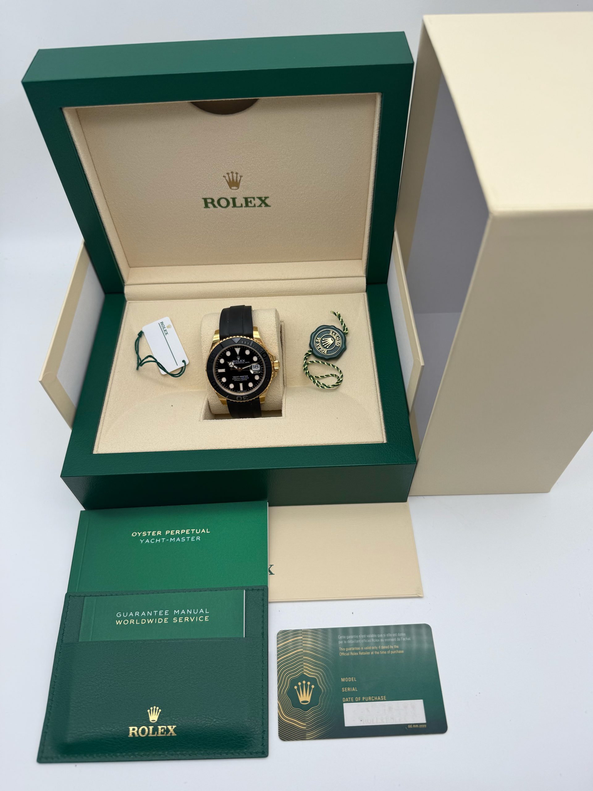 Rolex Yacht-Master 42 Yellow Gold Oysterflex