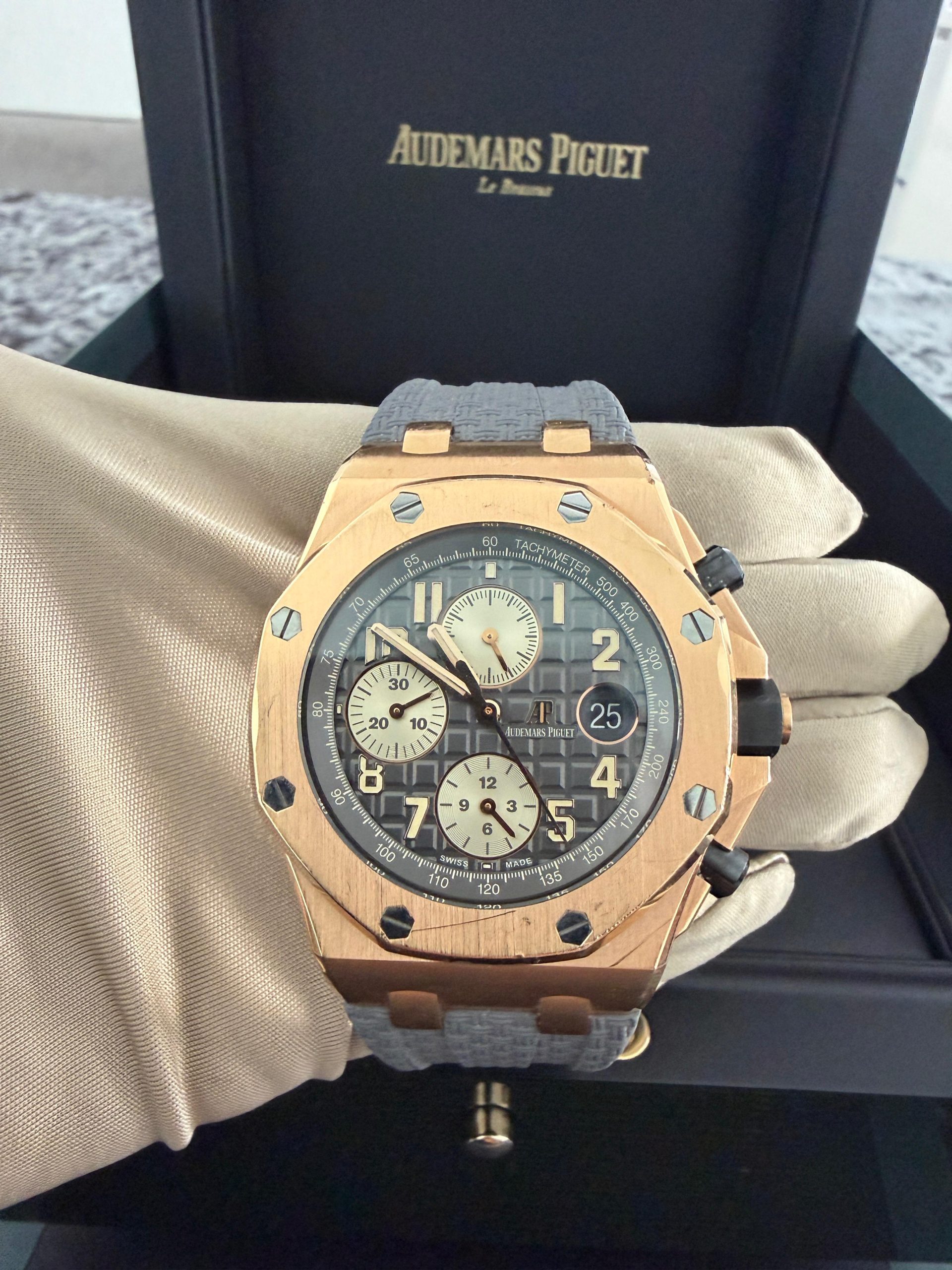 Audemars Piguet 26470OR Royal Oak Offshore Chronograph Grey Dial aka Half Brick
